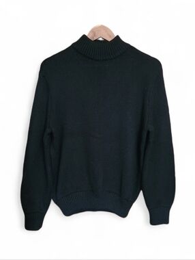 Women's Aerie Black Mock Neck Knit Sweater Small
